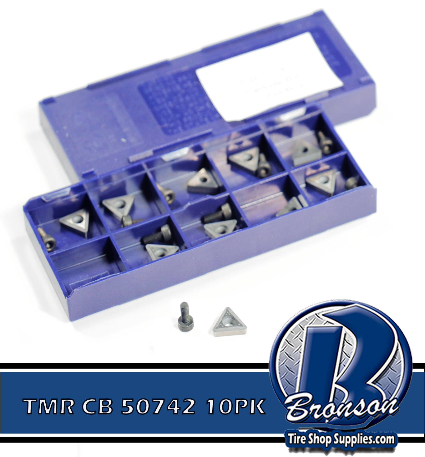 TMR CB 50742 10K New Positive Rake Carbide Bit Silver Color BOWE